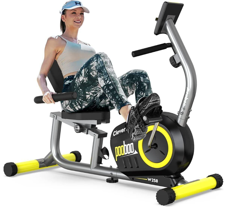 Home Stationary Recumbent Exercise Bike Bicycle Cycling Fitness Workout Cardio